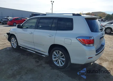 2011 Toyota Highlander Hybrid Limited V6 из США, поврежденный, VIN JTEDC3EH3B2002112